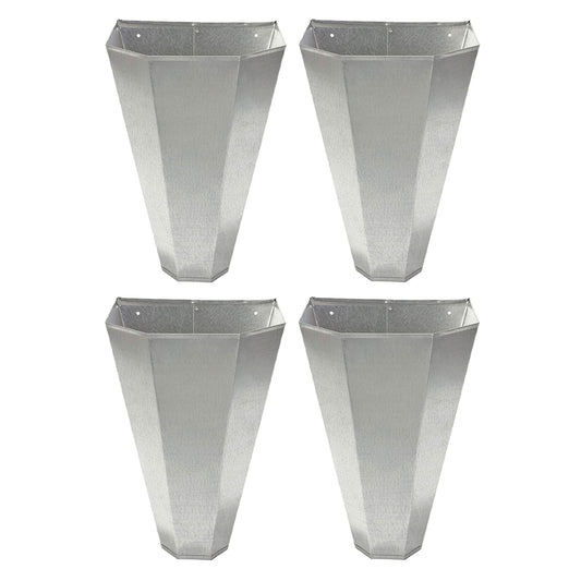 Little Giant RC2 Galvanized Steel Medium Poultry Restraining Cone, (4 Pack)