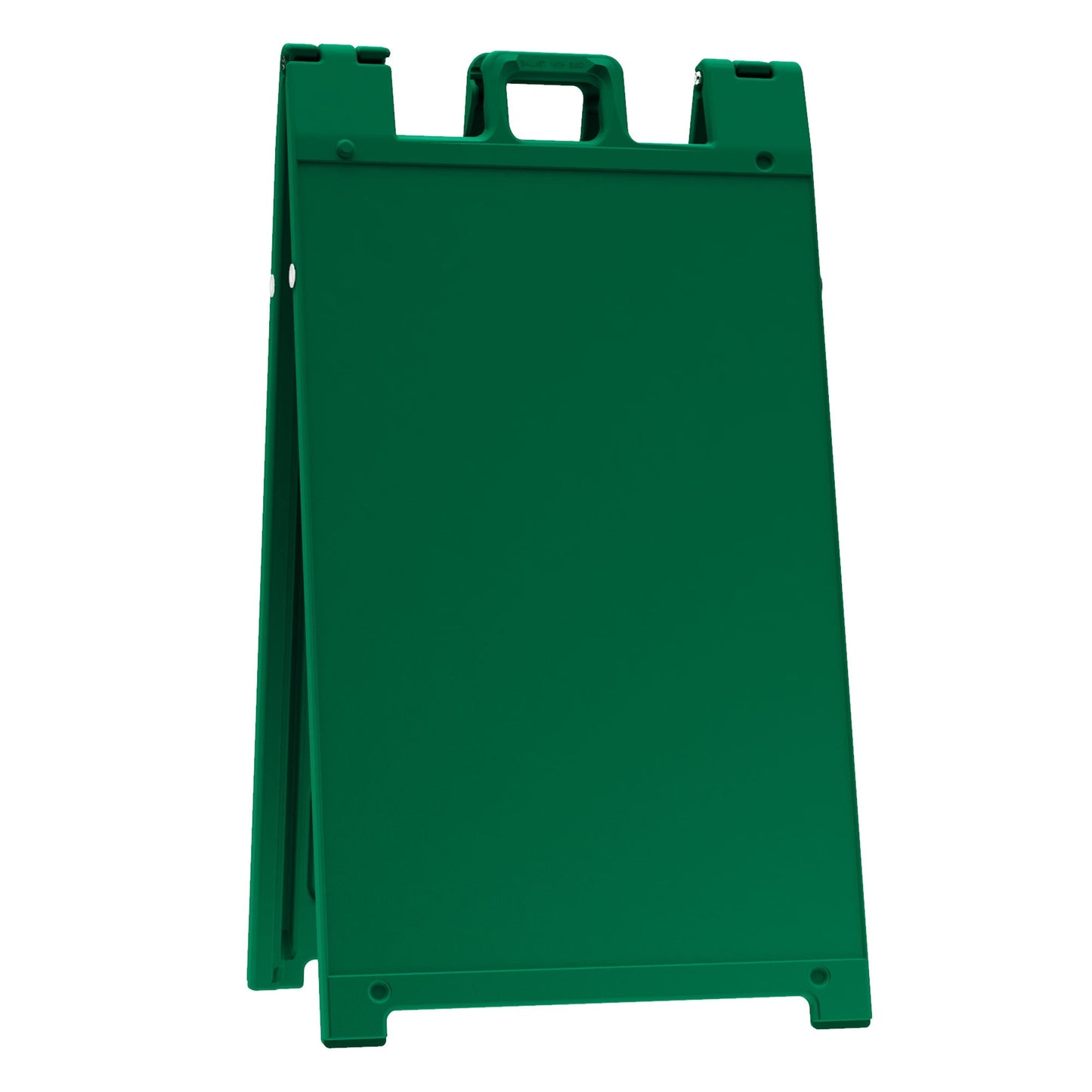 Plasticade Signicade Portable Folding Sidewalk Double Sided Sign Stand, Green