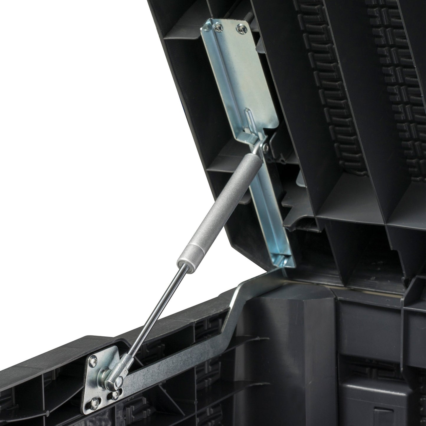 Toomax Santorini Plus Patio Deck Storage Box Bench, 145 Gallon (Anthracite)