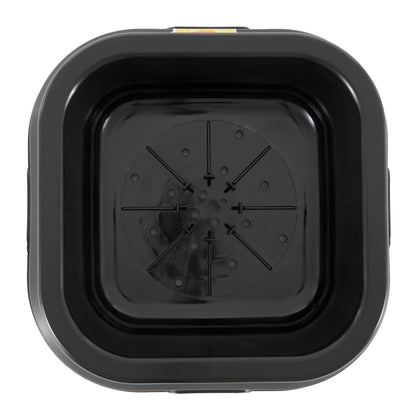 Little Giant MP10BLACK Salt Lick and Mineral Block 10 Quart Plastic Pan, Black