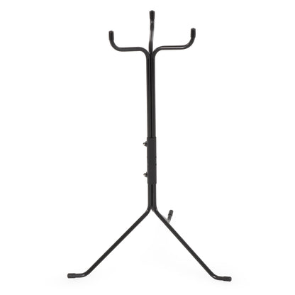 API Weather Resistant Heated Bird Bath with Round Basin and Metal Stand, Black