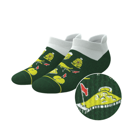 The 19th Hole | Golf Tournament Holes Heel Hammock™ Ankle Socks