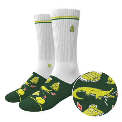 The 19th Hole | Golf Tournament Holes Heel Hammock™ Crew Socks