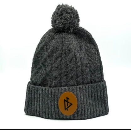 Women’s Knit Beanie Hat- Gray