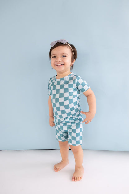 STORMY CHECKERS DREAM SHORT SET