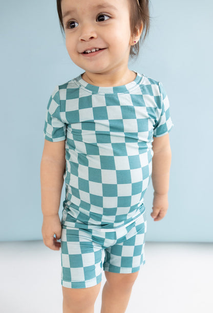 STORMY CHECKERS DREAM SHORT SET