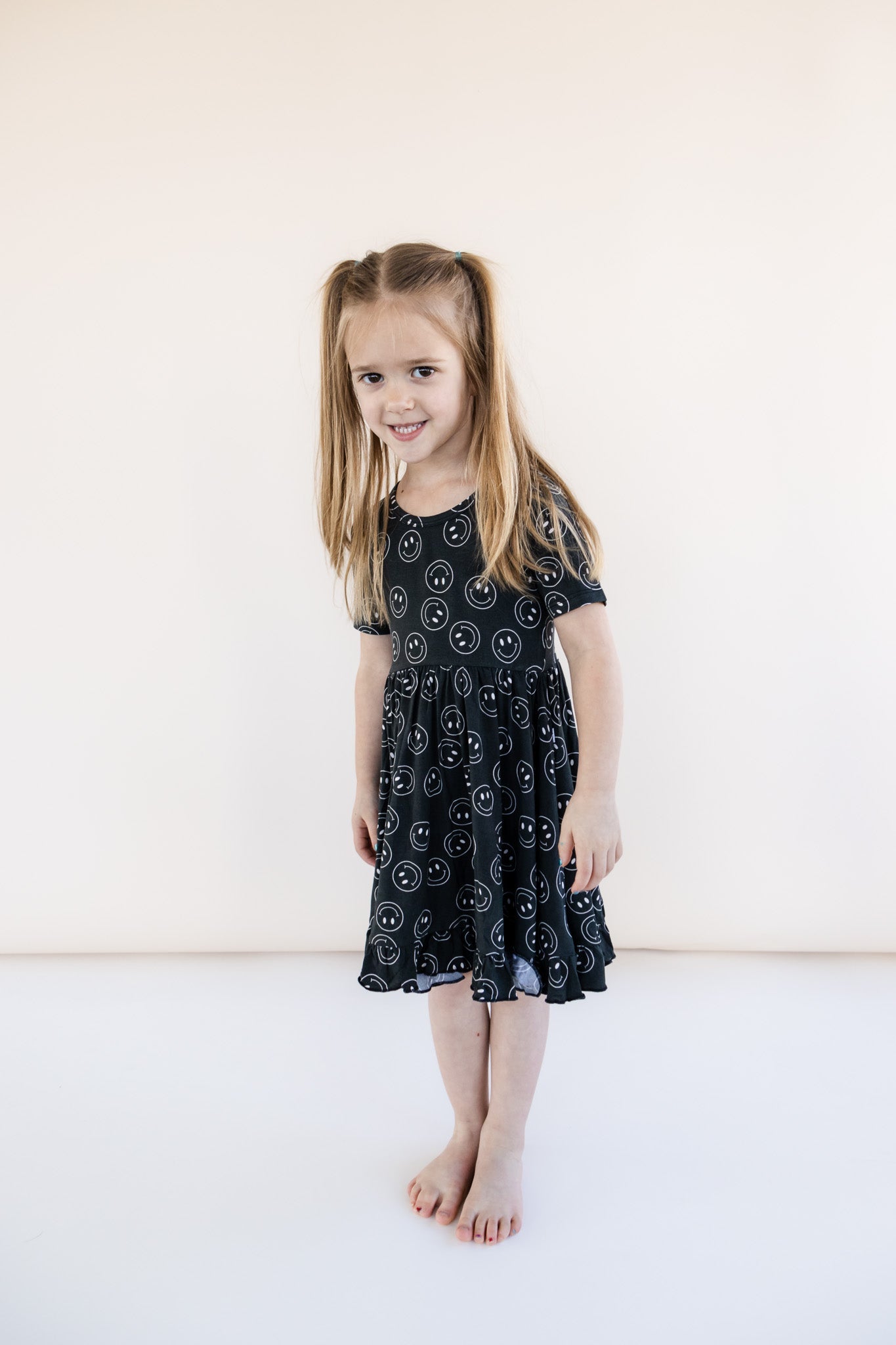 MIDNIGHT SMILES DREAM RUFFLE DRESS