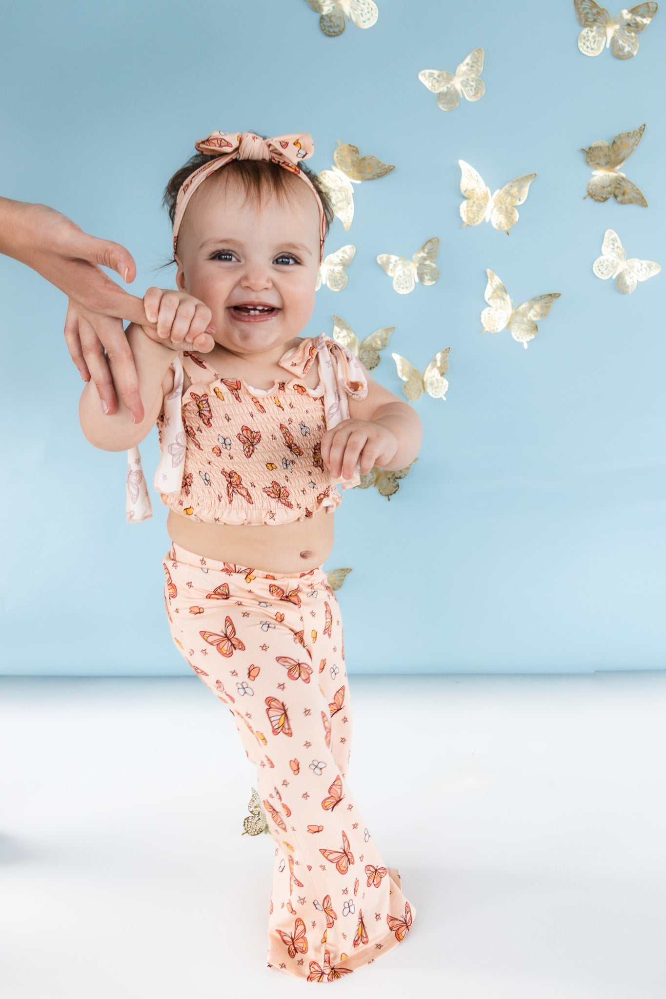 CHASING BUTTERFLIES DREAM SMOCKED FLARE SET