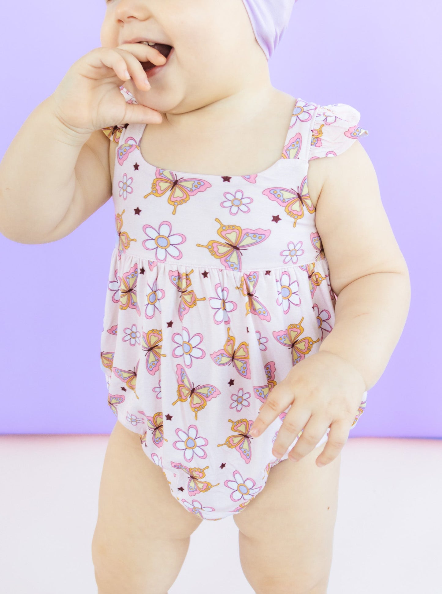 BLOSSOMIN' BUTTERFLY DREAM BUBBLE ROMPER