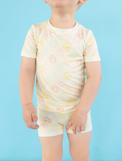 PASTEL SMILES DREAM SHORT SET