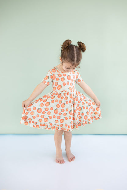 PEACHY-KEEN DREAM RUFFLE DRESS