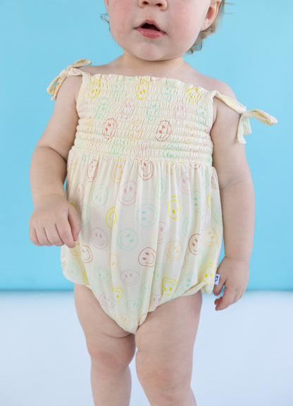 PASTEL SMILES DREAM BUBBLE ROMPER