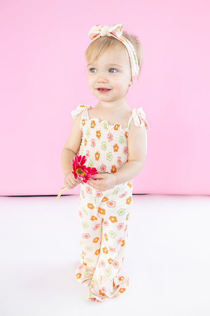 FEELIN' FLOWERFUL DREAM SMOCKED FLARE SET