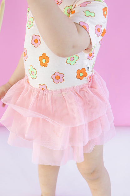 FEELIN' FLOWERFUL DREAM TUTU BODYSUIT DRESS