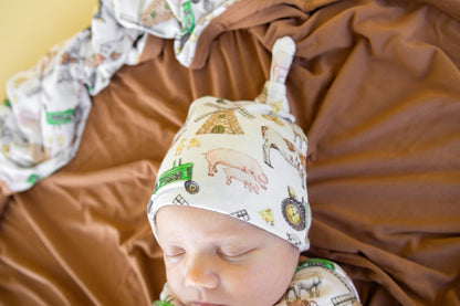 FARM LOVIN' DREAM SWADDLE & BEANIE