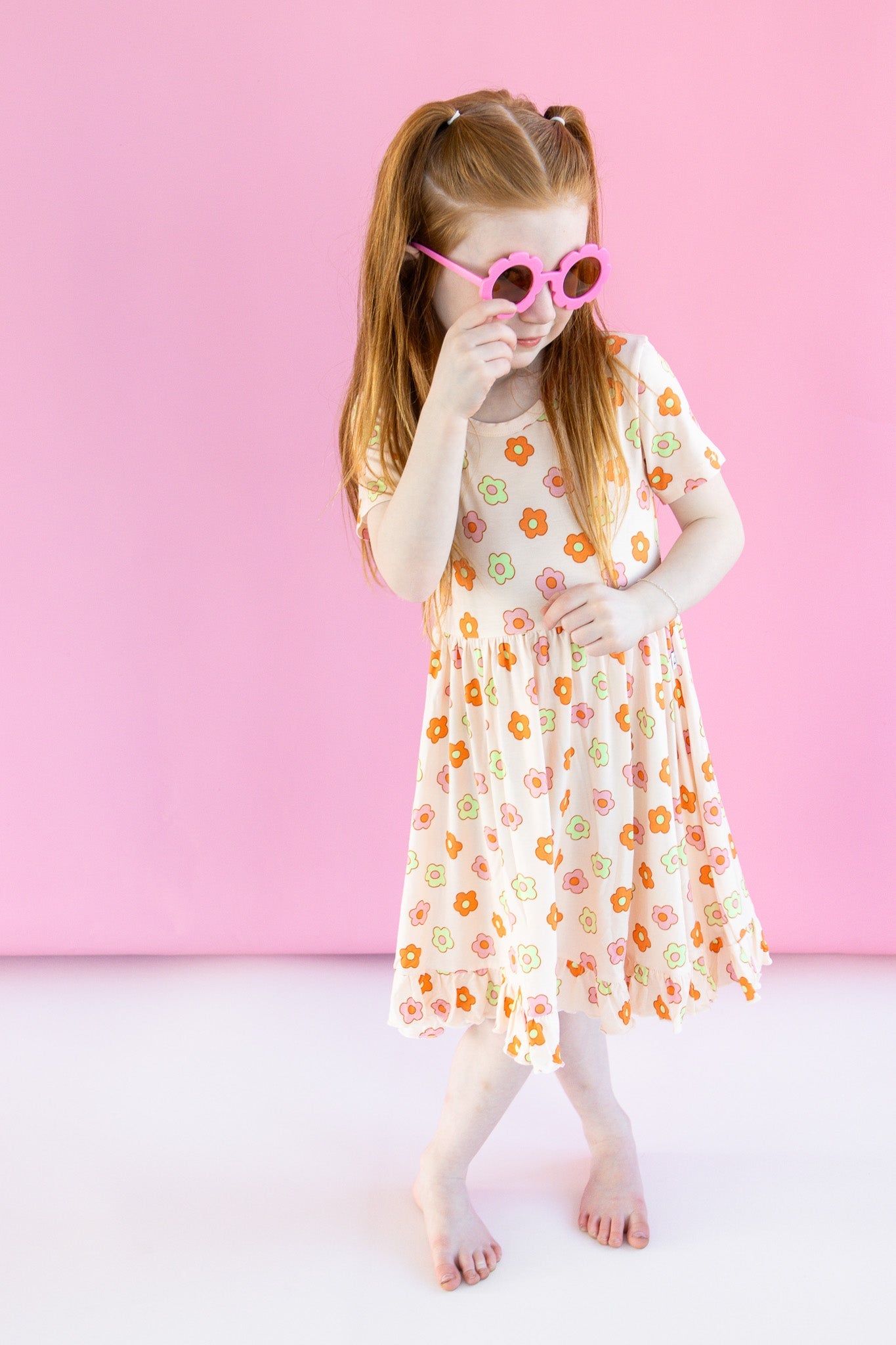 FEELIN' FLOWERFUL DREAM RUFFLE DRESS