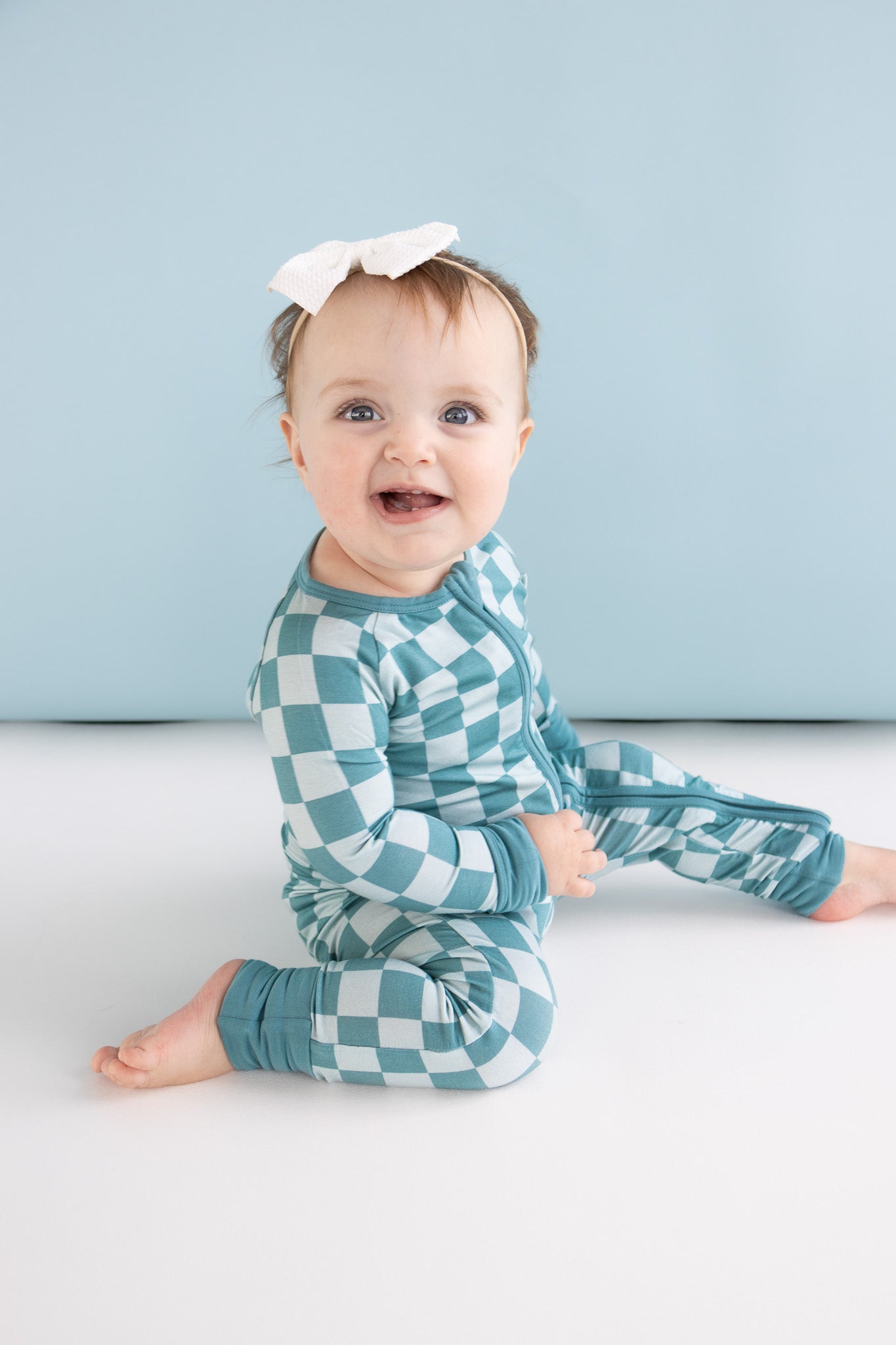 STORMY CHECKERS DREAM ROMPER