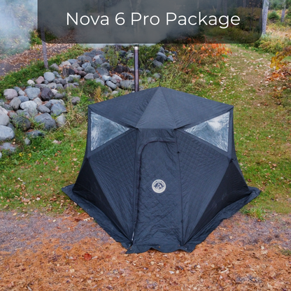 Portable Sauna Tent - Nova 6 Tent - 6 Person - Pro Bundle