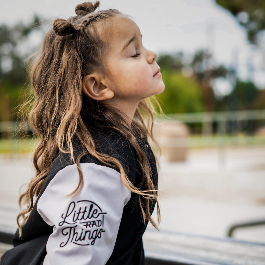 KIDS WATERPROOF LETTERMAN JACKET - OLD SCHOOL