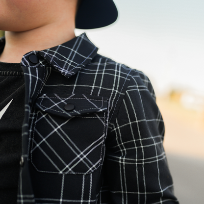 KIDS FLIP SIDE FLANNEL