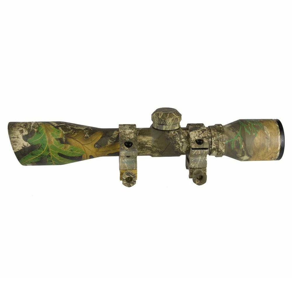 TruGlo 4 x 32 Illuminated Aluminum Crossbow Scope w/ Weaver Rings, Camouflage