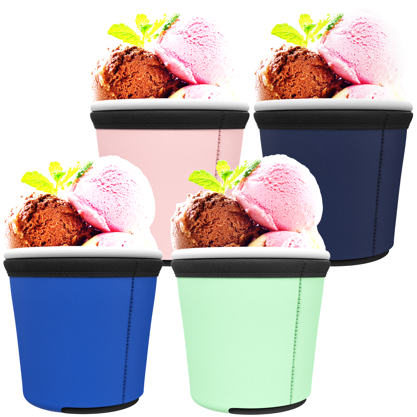 Ice Cream Pint Neoprene Insulator