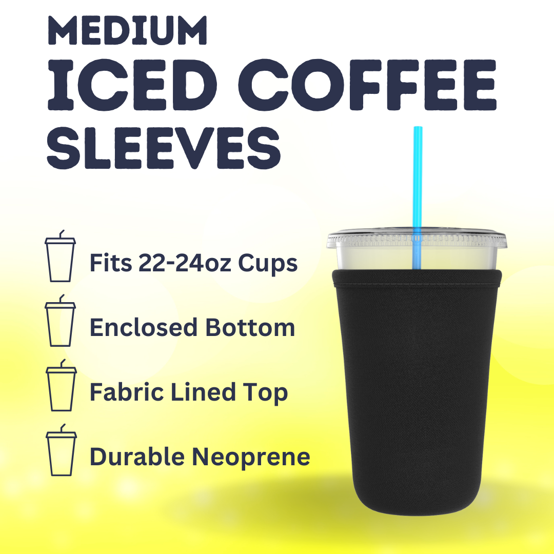 Iced Coffee Neoprene Sleeves (20oz-24oz)