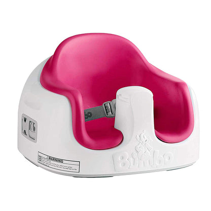 Bumbo Baby Toddler Adjustable Height 3-in-1 Non-Slip Booster Multi Seat, Magenta