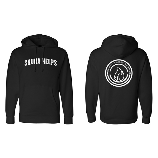 Reactive Black Sauna Helps Hoodie