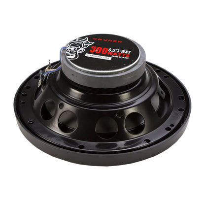 Crunch 300 Watts 6.5-Inch Coax Shallow 4 Ohms CS Speakers | CS-65CXS (4 Pack)