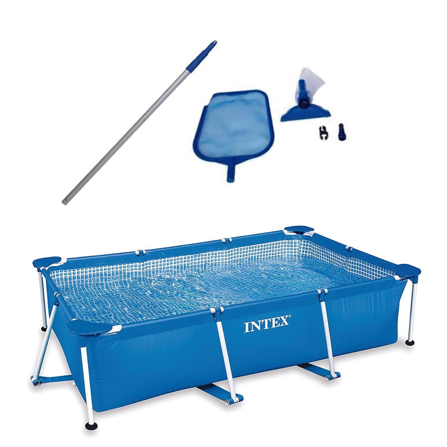 Intex 8.5' x 5.3' x 26" Above Ground Swimming Pool & Cleaning Maintenance Kit