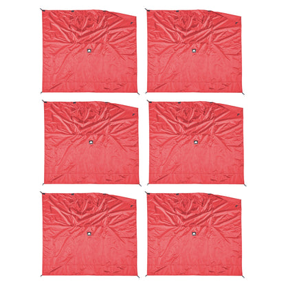 Clam Quick-Set Screen Hub Red Fabric Wind & Sun Panels, Accessory Only (6 Pack)