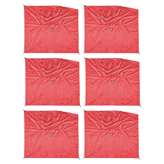 Clam Quick-Set Screen Hub Red Fabric Wind & Sun Panels, Accessory Only (6 Pack)