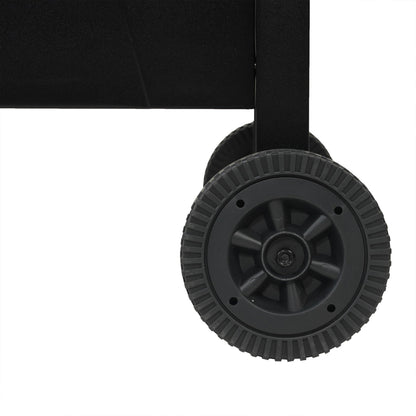 Grill Boss GBC1932M 3 Burner Gas Grill with Top Cover and Side Shelves, Black