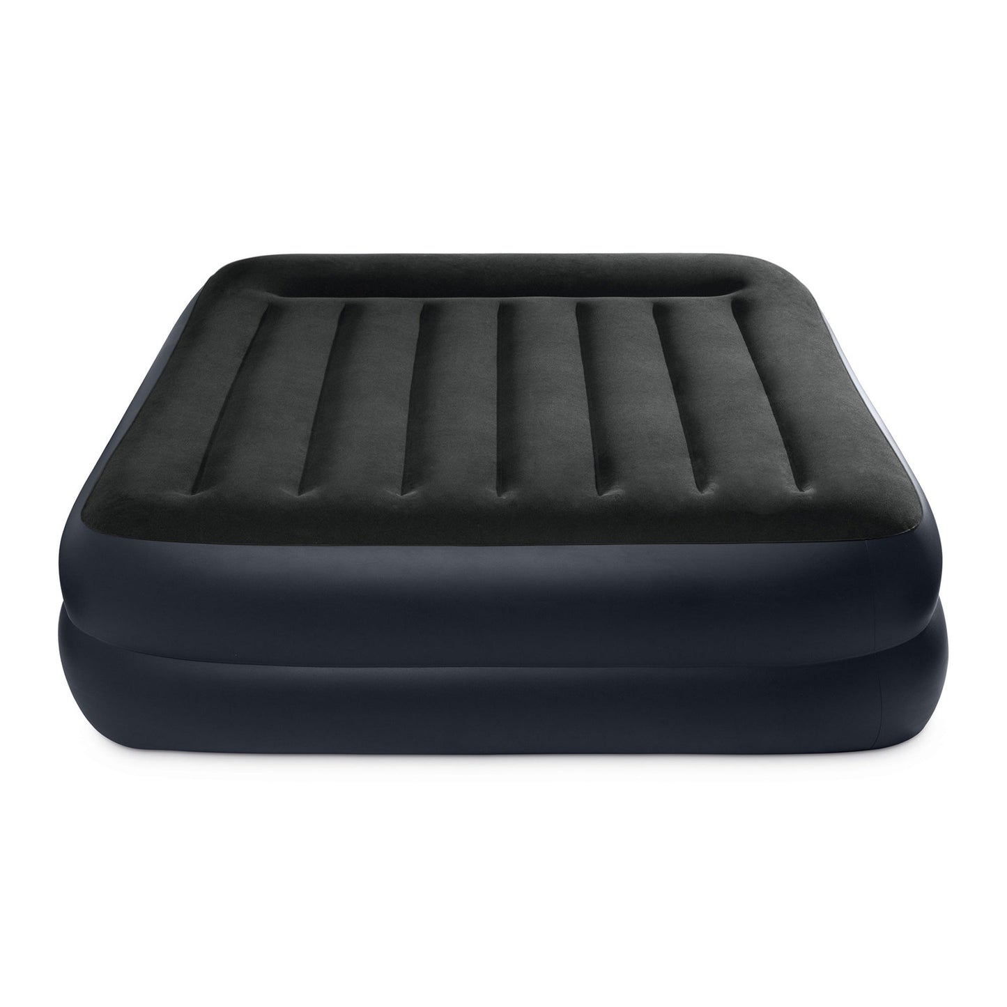 Intex 64123ED Air Mattress, Dura Beam Plus Pillow Rest w/ Built in Pump, Queen