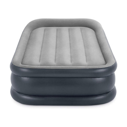 Intex Dura Beam Deluxe Pillow Bed with Built In Pump, Twin