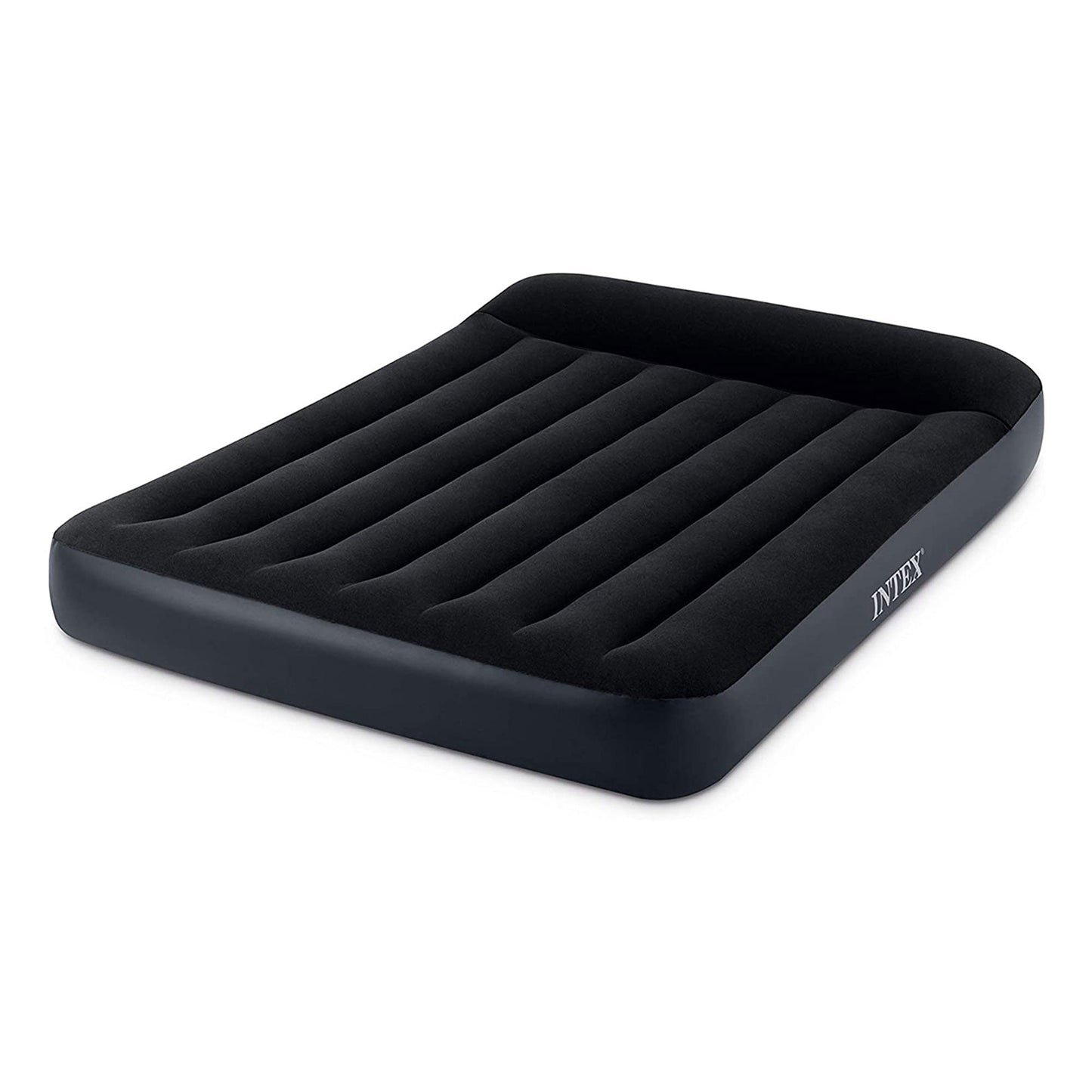 Intex Dura Beam Pillow Rest Standard Classic Air Bed Inflatable Mattress, Full