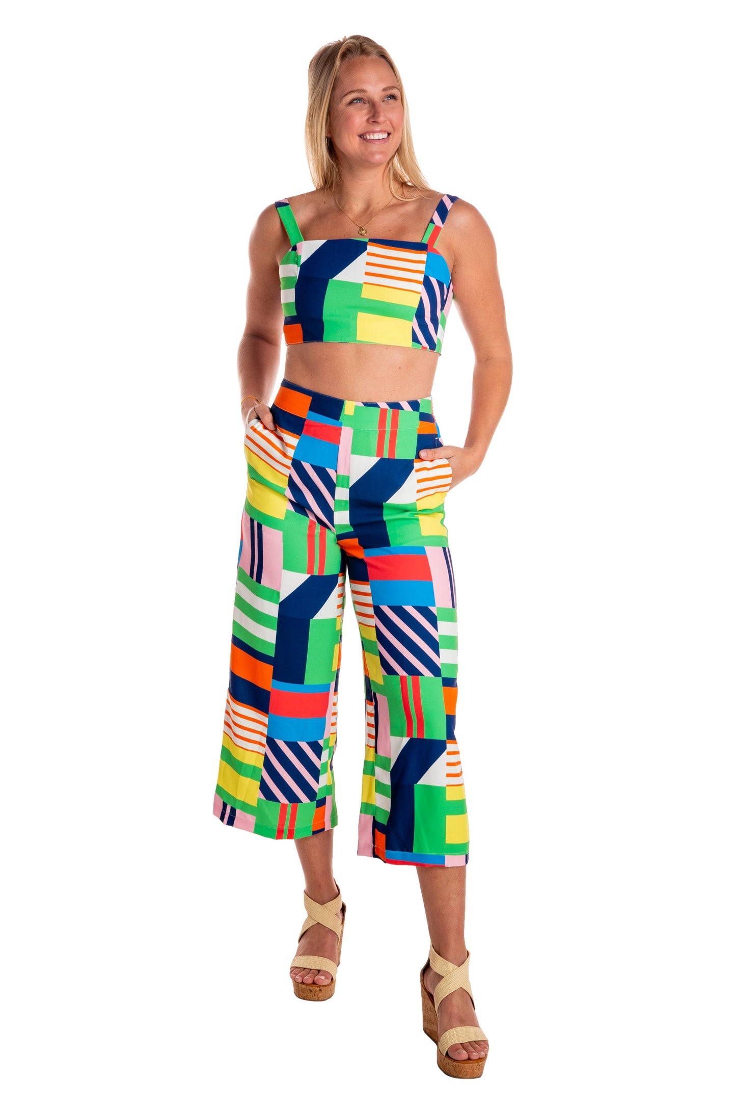 The Jockey Soup | Patchwork Crop Set