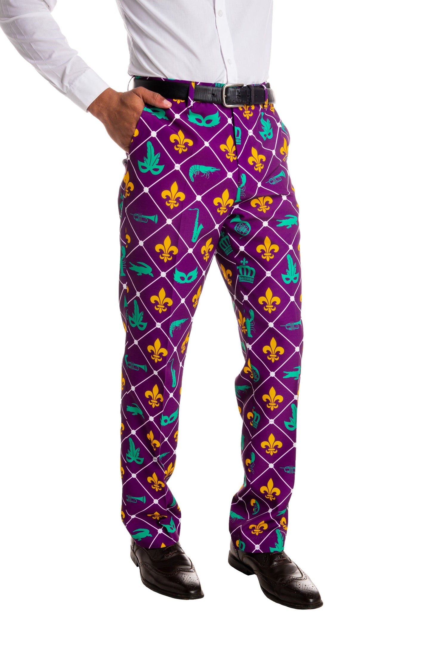 The Bourbon St. Special | Mardi Gras Diamond Suit