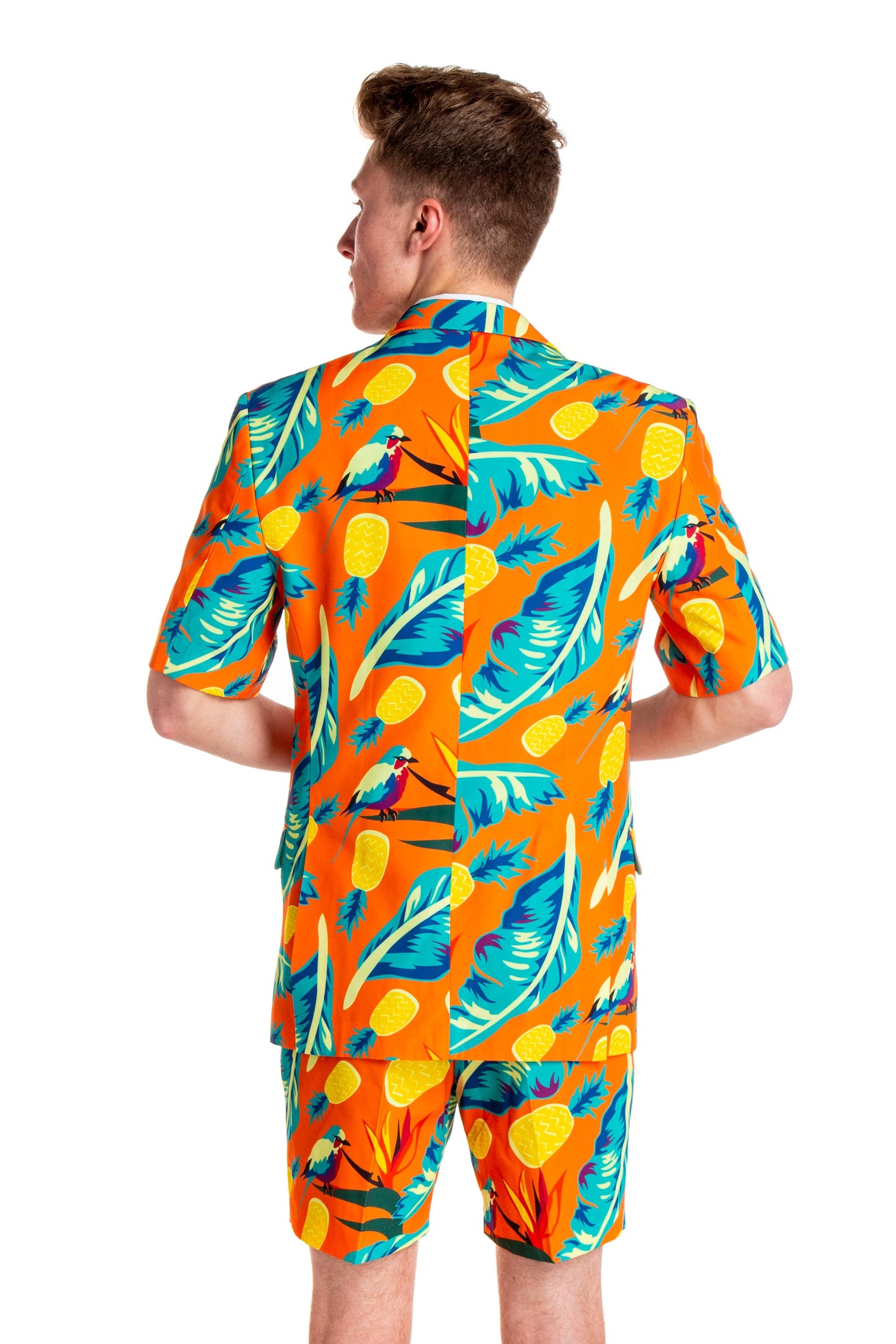 The Cruise Ship Casanova | Tropical Short Sleeve Blazer