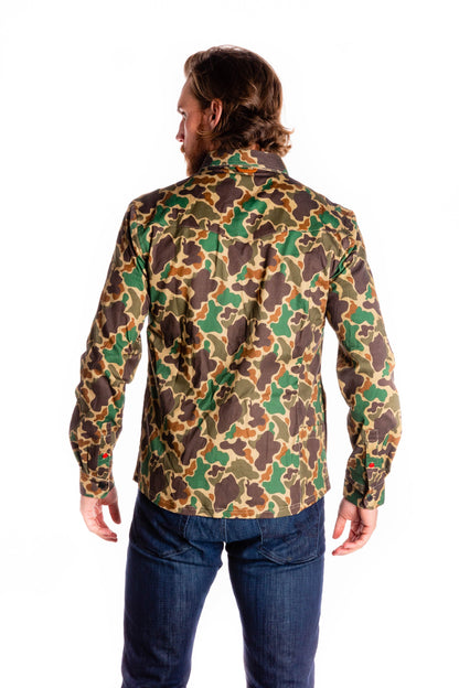 Now You See Me | Camo Long Sleeve Button Down