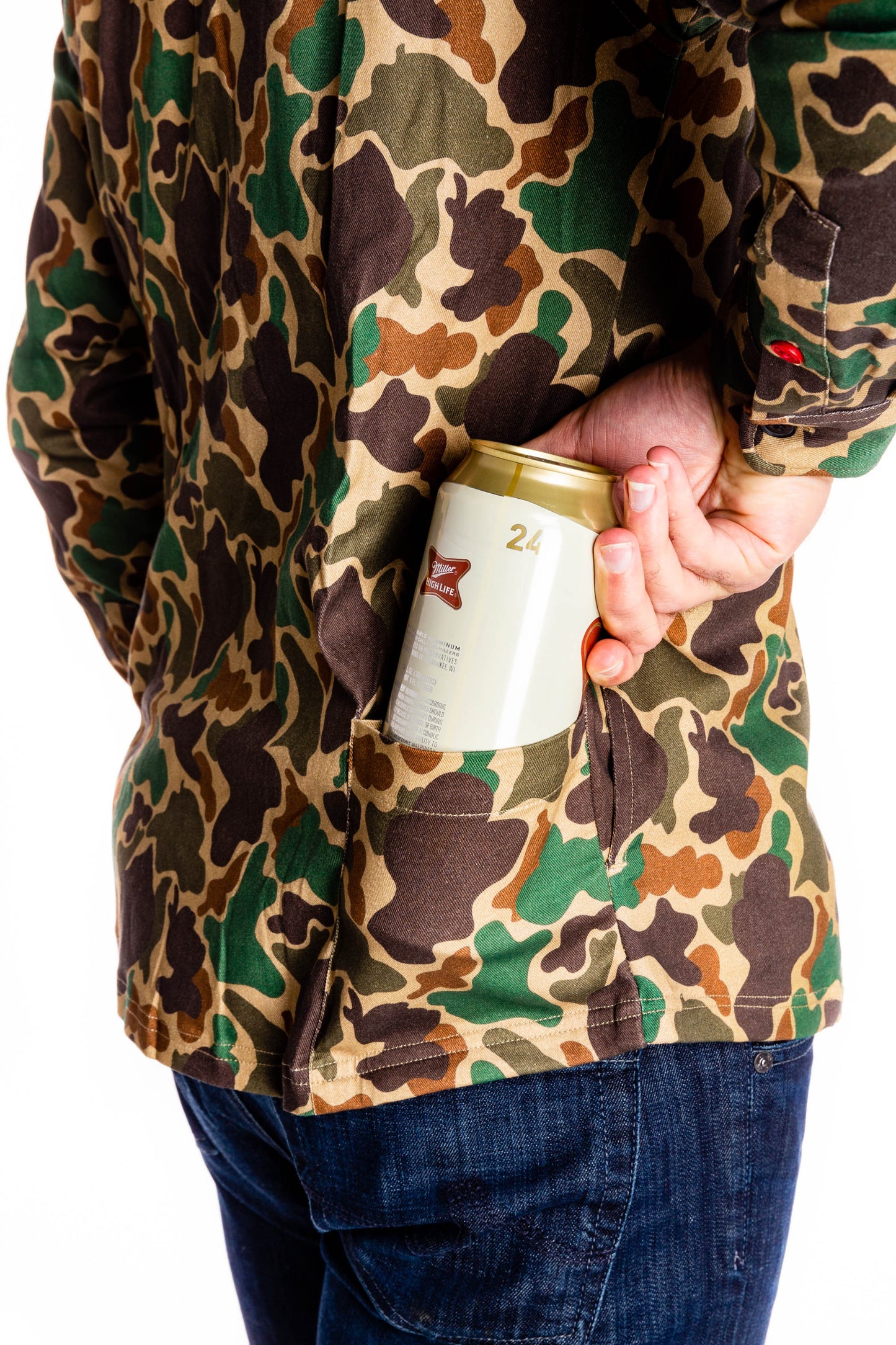 Now You See Me | Camo Long Sleeve Button Down