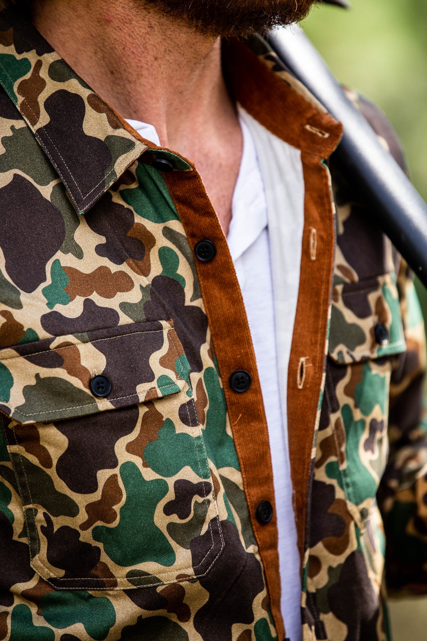 Now You See Me | Camo Long Sleeve Button Down