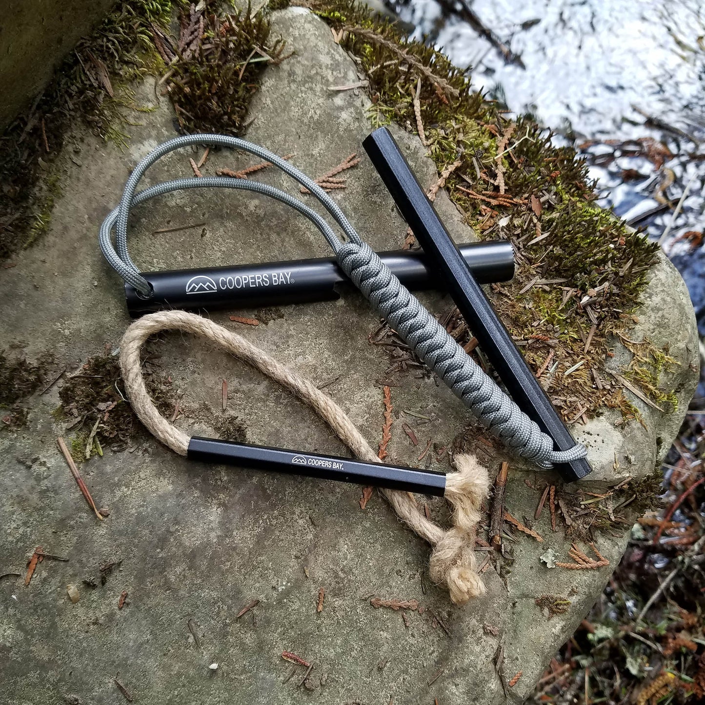 HexaLite™ Ferro Rod & Tinder FireWick Torch Combo Pack