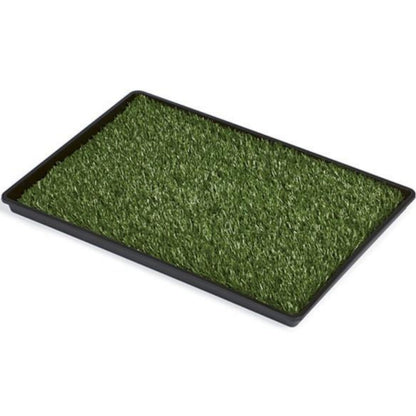 Mr. Peanut's Potty Place - Artificial Grass Puppy Pad for Dogs and Small Pets – Portable Training Pad with Tray