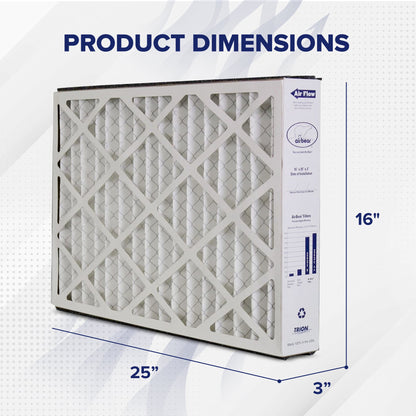 Trion 259112-101 Air Bear 16 x 25 x 3 Inch MERV 11 Air Purifier Filter (6 Pack)