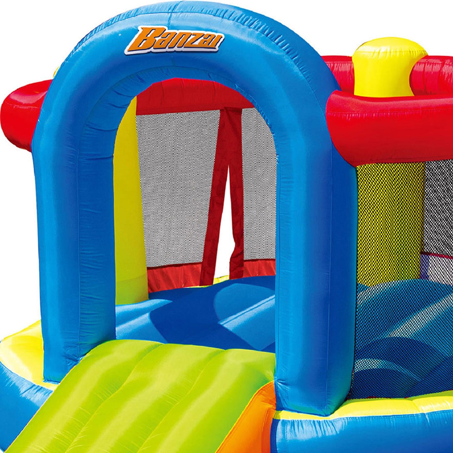 Banzai Jump 'N Slide Bouncer Inflatable Outdoor Backyard Bouncy House Castle