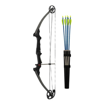 Genesis Original Archery Compound Bow and Arrow Set, Draw Hand-Right, Carbon