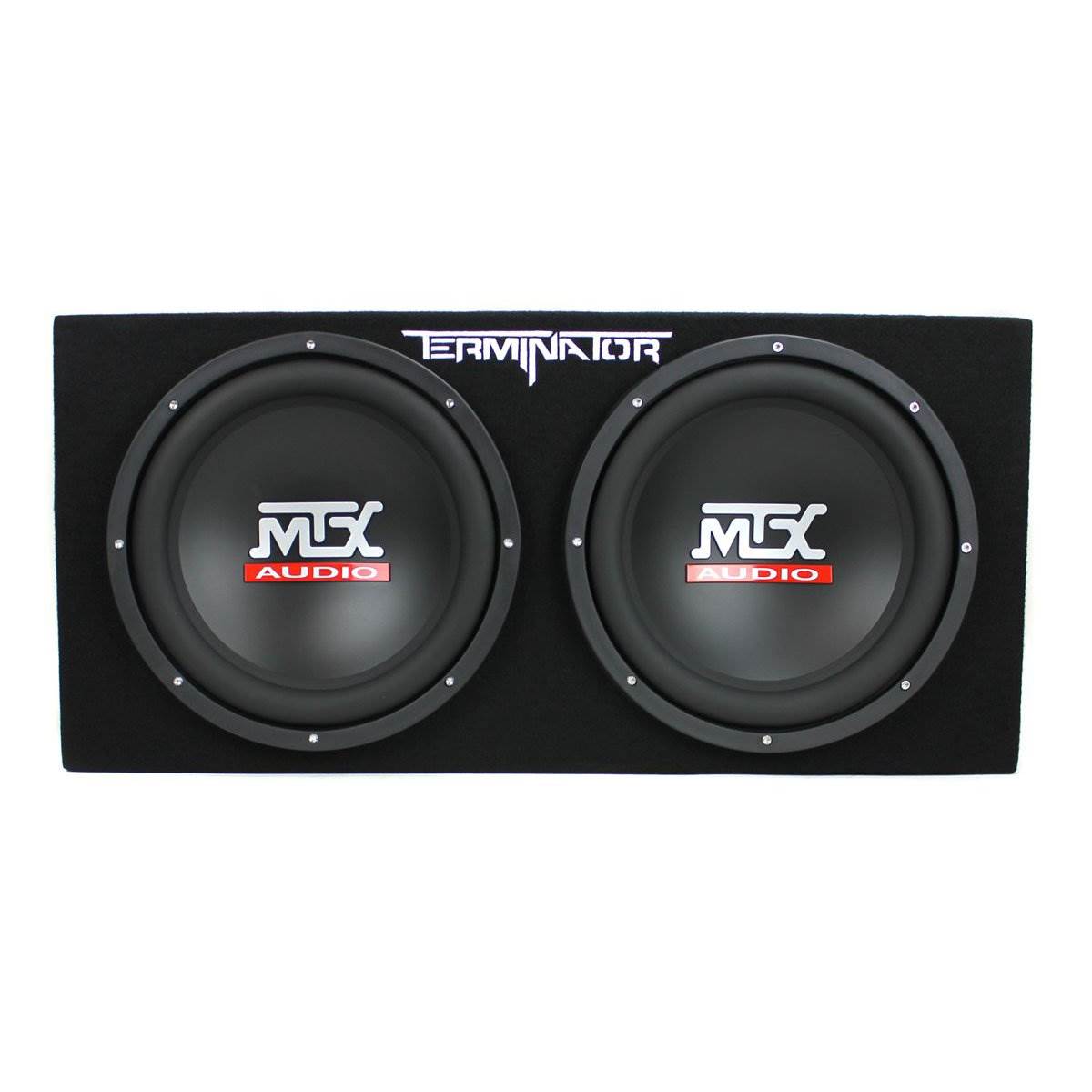 MTX 12 Inch Subwoofer Box, Crunch 2 Channel Amplifier, & Soundstorm Wiring Kit
