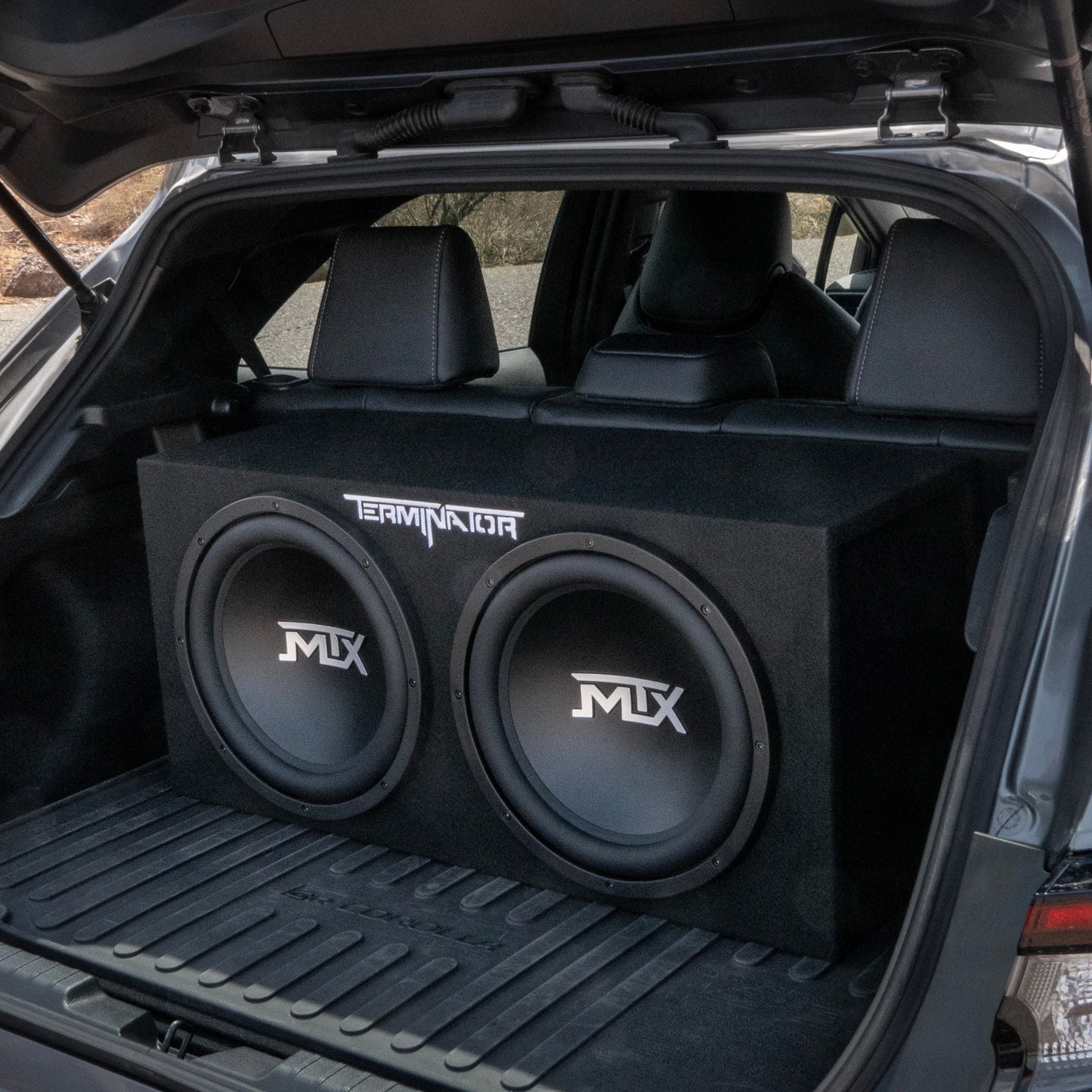 MTX TNE212D 12-Inch 1200-Watt Car Audio Dual Loaded Subwoofer Box Enclosure